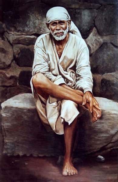 Shirdi-Sai-Baba-on-stone-picture